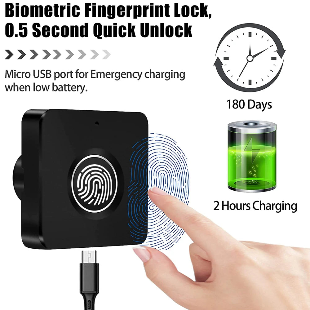 Best-selling high-quality smart lock for fingerprint drawer, ABS fingerprint electric cabinet lock, smart home cabinet lock.